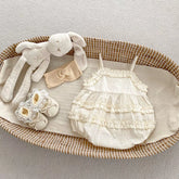 Baby Girl Tiered Ruffle Cami Bodysuit
