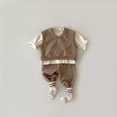 Baby Boy Vest and Sweat Pants Set