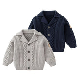 Baby Boy Cable Cardigan Sweater