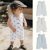 Baby Boy Knit Tank Top Romper