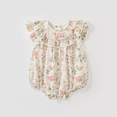 Baby Girl Spring Bunny and Berries Bodysuit
