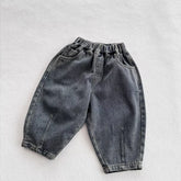 Unisex Kids Denim Barrel Jeans