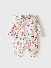Baby Girl Cotton Bunny Qipao Romper