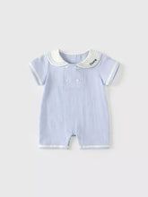 Baby Boy Cute Sailor Collar Romper