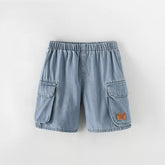 Unisex Kids Denim Shorts