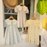 Girls Bow Peter Pan Collar Dress