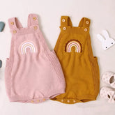 Baby Girl Knit Rainbow Bodysuit