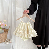 Baby Girl Tiered Ruffle Bodysuit Dress