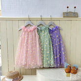 Girls Spring Daisy Tulle Dress
