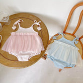 Baby Girl Waffle Knit Heart Cami Tutu Bodysuit Dress