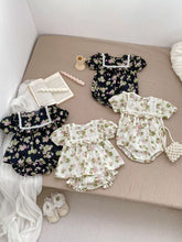 Baby Girl Summer Floral Bodysuit Or 2 Pc Set