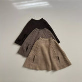 Baby Girl Knitted Cape Shawl