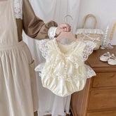 Baby Girl Dreamy Embroidered Tulle Bodysuit