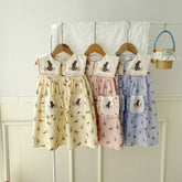 Girls Bunny Vintage Style Dress