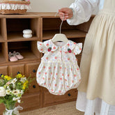 Baby Girl Summer Strawberry Bodysuit