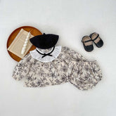 2 Pc Baby Girl Parisian Motif Set