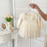 Baby Girl Lace Collar Romantic Dress