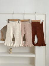 Baby Girl Ruffle Hem Sweater Pants