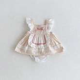 Baby Girl Ruffle Apron Dress