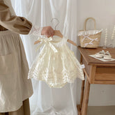 Baby Girl Halter Lace Swing Dress