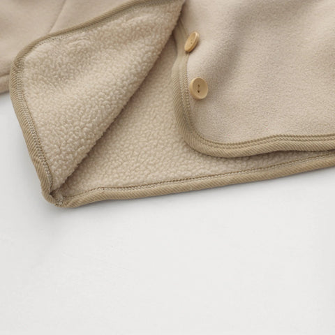 2 Pc Baby Fluffy-Lined Hooded Fleece Jacket & Pants Set