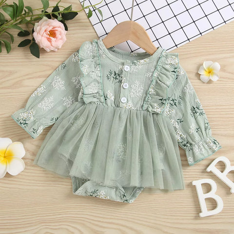 Baby Girls Spring Blossom Mesh Dress