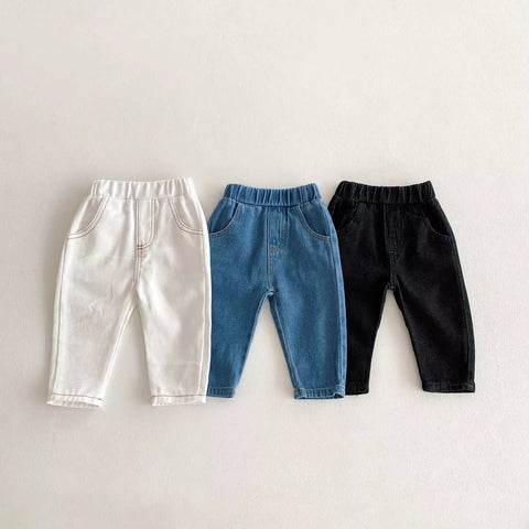 Unisex Fitted Denim Jeans