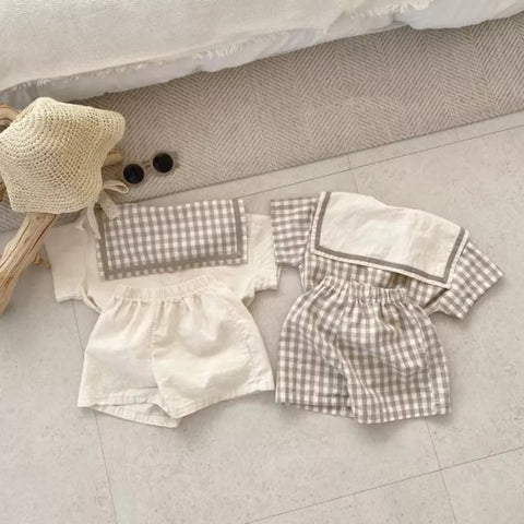 Baby Boy Little Skipper Sailor Set