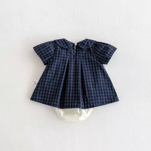 Baby Girl Madeline Plaid Bodysuit Dress