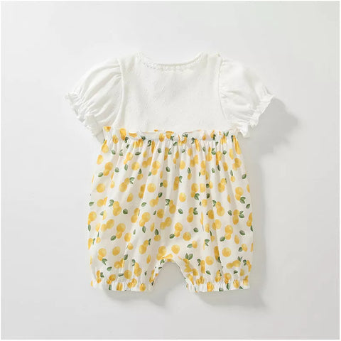 Baby Girl 2 in 1 Lemon Pineapple Romper