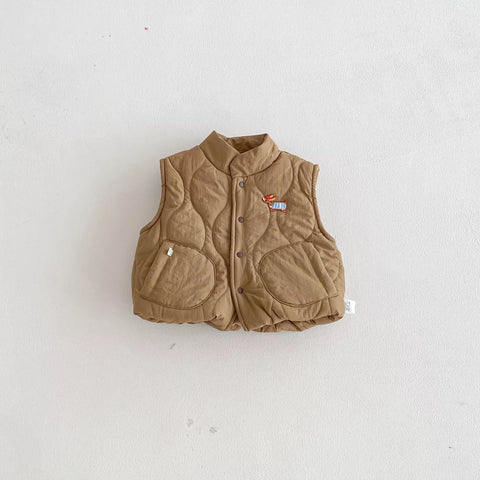 Baby Boy Padded Bomber Vest