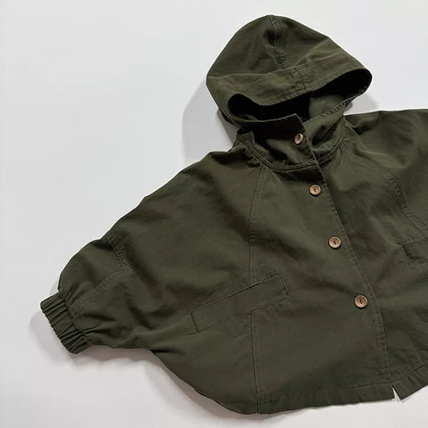 Boys Boxy Spring Light Hooded Jacket