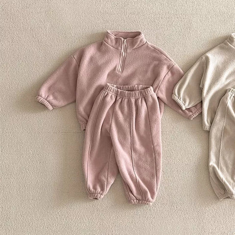 Baby Quarter Zip Fleece Tracksuit