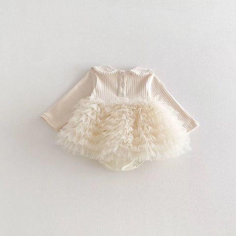 Baby Girl Peter Pan Ruffle Layered Dress