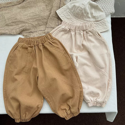 Boys Casual Barrel Pants