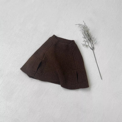 Baby Girl Knitted Cape Shawl