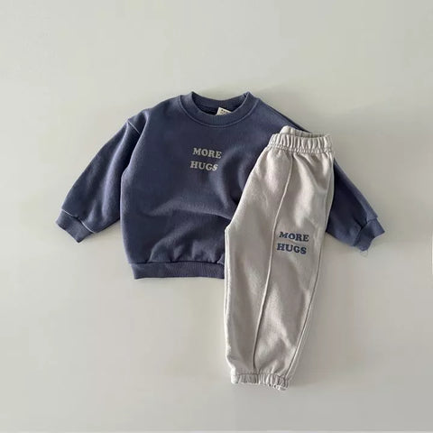 Unisex 2 Pc "More Hugs" Sweat Suit Set