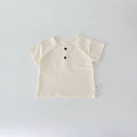 2 pc Baby Boy Tee & Denim Shorts Set
