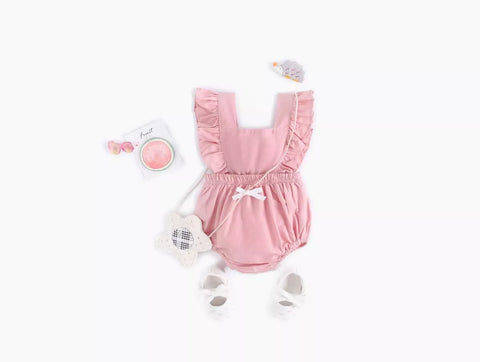 Baby Girl Cotton Ruffle Bodysuit