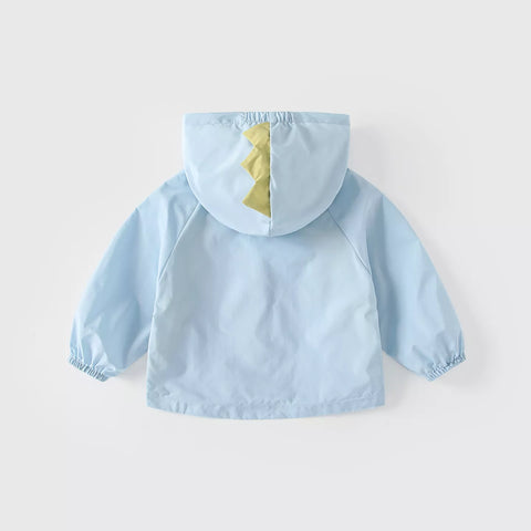 Boys Light Dinosaur Windbreaker Jacket