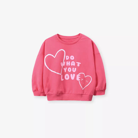 Girls Do What You Love Sweatshirt & Leggings Set