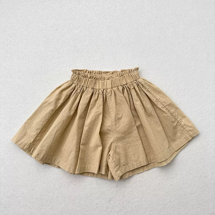 Baby Girl Wide Leg Skirt Skort