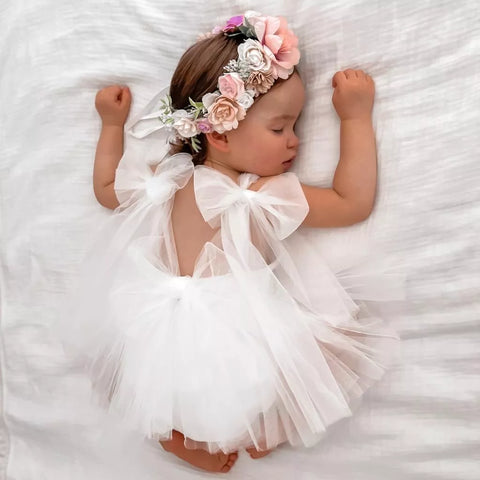 Baby Girl Tulle Tie Dress