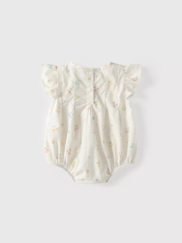 Baby Girl Hearts and Fruits Bodysuit