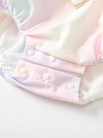 Baby Girl 3D Hearts Bodysuit
