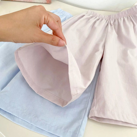 2 Pc Halter Rosette Top & Wide Pants Set