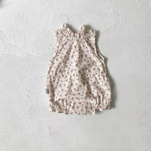 Baby Girl Ruffle Funnel Neck Bodysuit