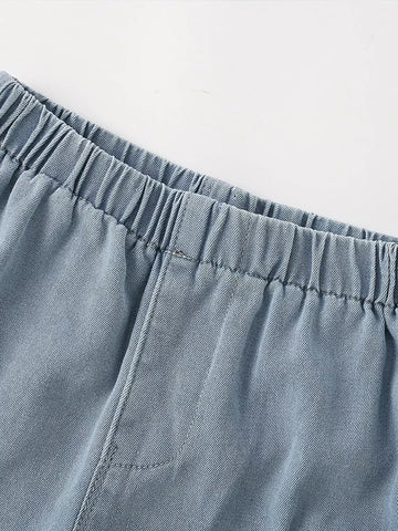 Unisex Kids Denim Shorts