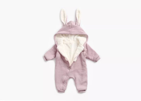 Baby Thick Fleece Lined Bunny Suit