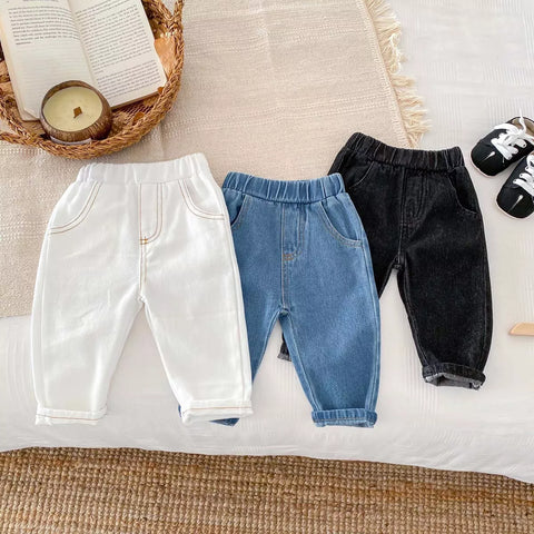 Unisex Fitted Denim Jeans